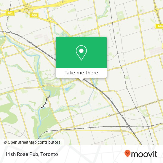 Irish Rose Pub, 1095 Weston Rd Toronto, ON M6N plan