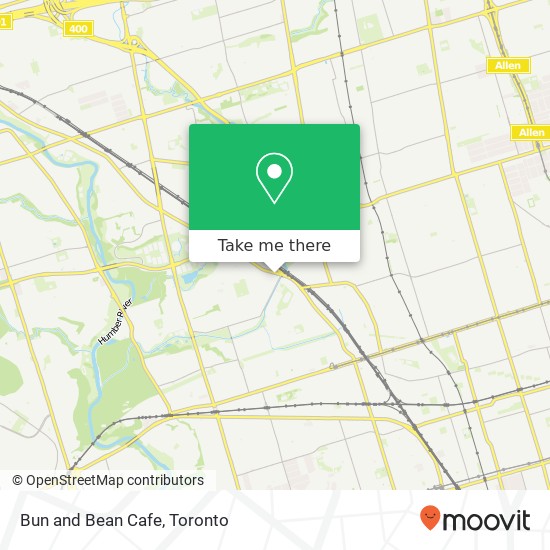 Bun and Bean Cafe, 876 Weston Rd Toronto, ON M6N 3R6 map