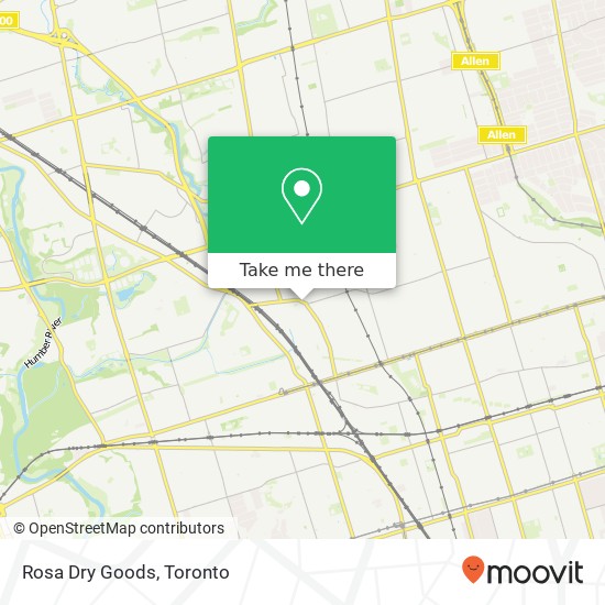 Rosa Dry Goods, 503 Rogers Rd Toronto, ON M6M plan