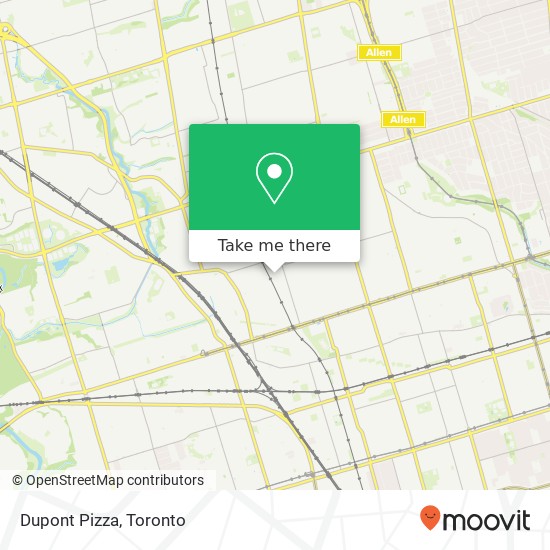 Dupont Pizza, 164 Gilbert Ave Toronto, ON M6E 4W3 map
