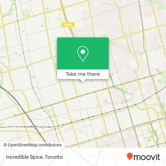 Incredible Spice, 134 Atlas Ave Toronto, ON M6C 3P5 plan