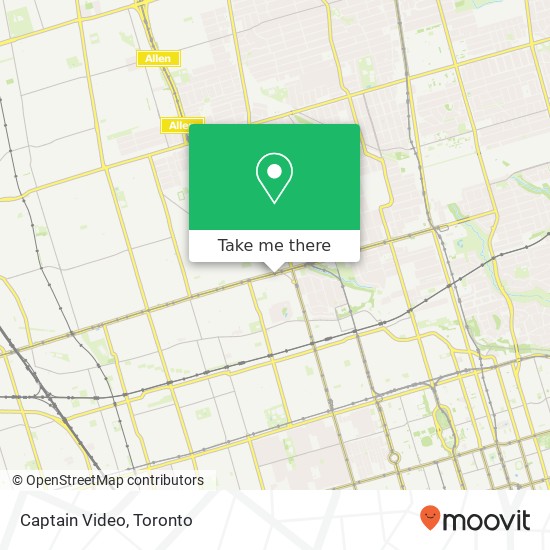 Captain Video, St Clair Ave W Toronto, ON M6C 1A3 plan