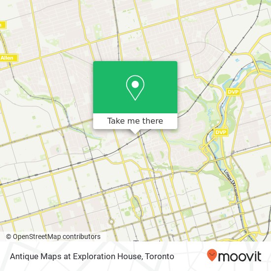 Antique Maps at Exploration House, 18 Birch Ave Toronto, ON M4V 1C8 plan