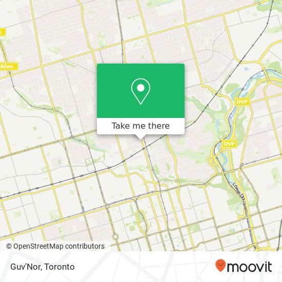 Guv'Nor, 1240 Yonge St Toronto, ON M4T 1W5 plan