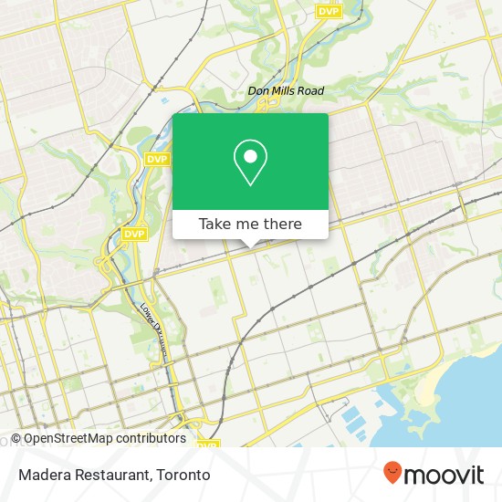 Madera Restaurant, 836 Danforth Ave Toronto, ON M4J 1L6 map