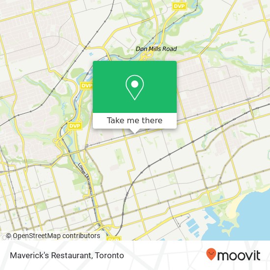 Maverick's Restaurant, 804 Danforth Ave Toronto, ON M4J 1L6 map