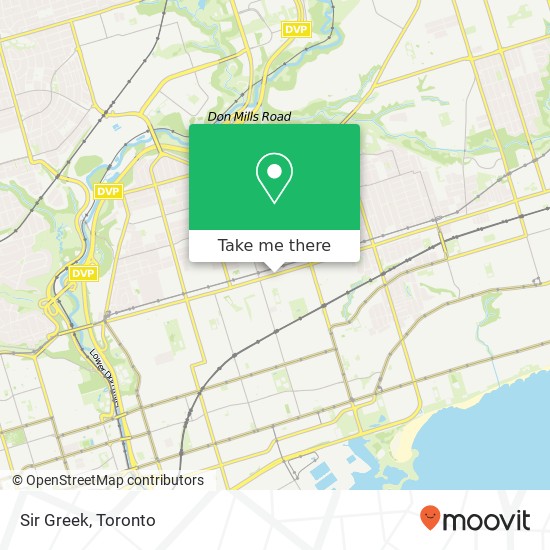 Sir Greek, 1307 Danforth Ave Toronto, ON M4J map