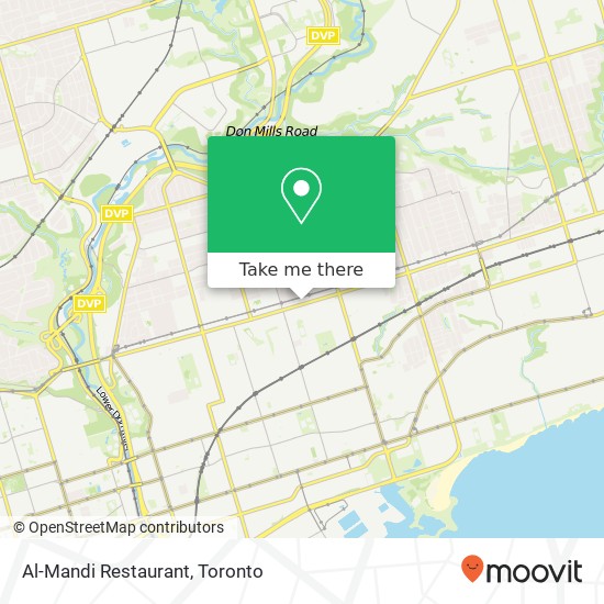 Al-Mandi Restaurant, 1328 Danforth Ave Toronto, ON M4J 1M9 map