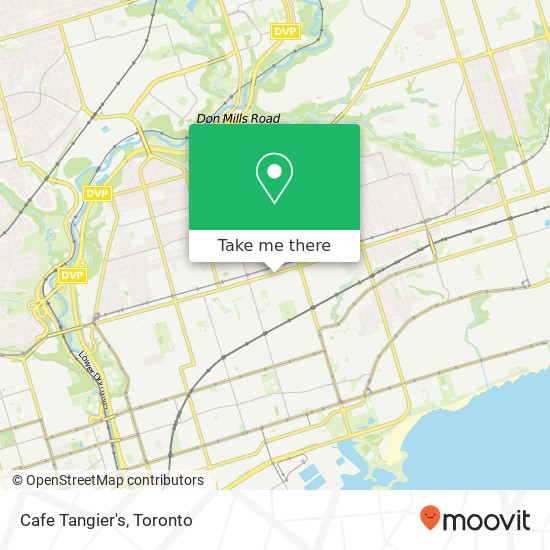Cafe Tangier's, 1385 Danforth Ave Toronto, ON M4J 1N2 map
