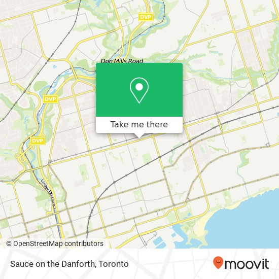 Sauce on the Danforth, 1376 Danforth Ave Toronto, ON M4J 1M9 map