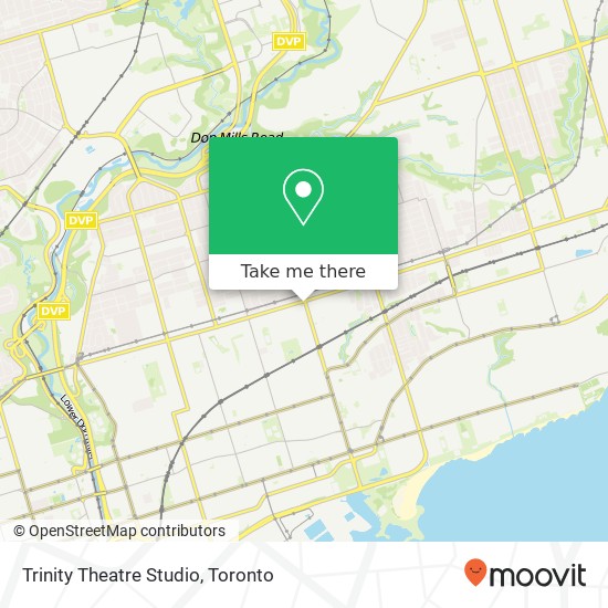 Trinity Theatre Studio map