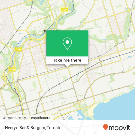 Henry's Bar & Burgers, 1564 Danforth Ave Toronto, ON M4J map