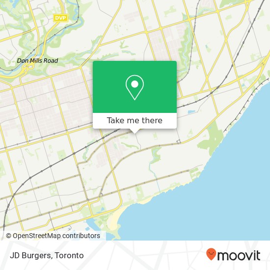 JD Burgers, 124 Main St Toronto, ON M4E 2V8 map