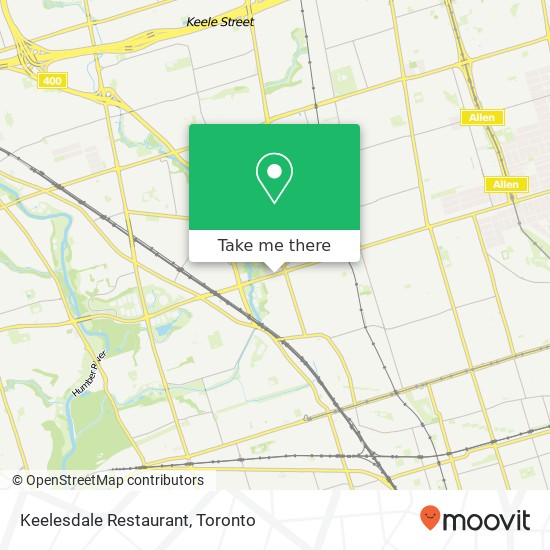Keelesdale Restaurant, 2685 Eglinton Ave W Toronto, ON M6M plan