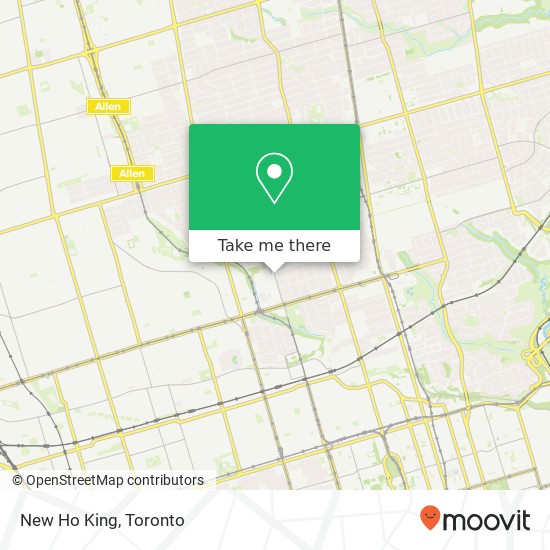 New Ho King, 410 Spadina Rd Toronto, ON M5P plan