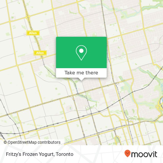 Fritzy's Frozen Yogurt, 446 Spadina Rd Toronto, ON M5P 3M2 map