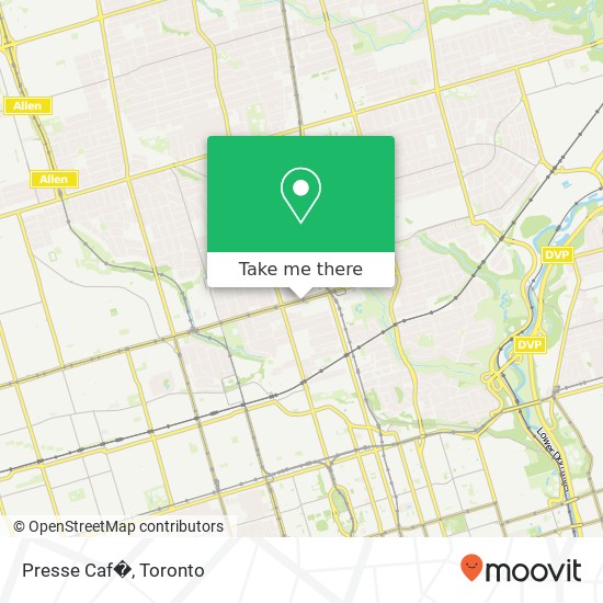 Presse Caf�, 95 St Clair Ave W Toronto, ON M4V map