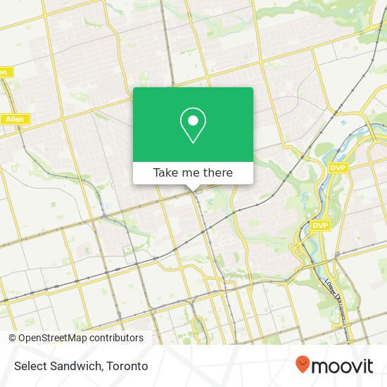 Select Sandwich, 1 St Clair Ave E Toronto, ON M4T 2V7 map