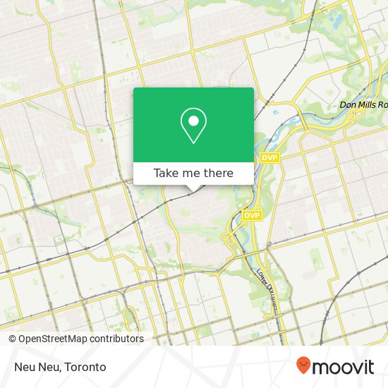 Neu Neu, 400 Summerhill Ave Toronto, ON M4W 2E4 map