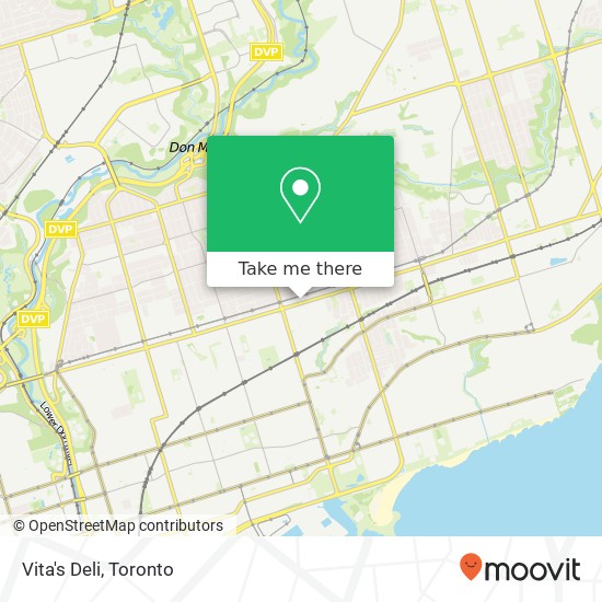Vita's Deli, 1702 Danforth Ave Toronto, ON M4C 1H8 plan