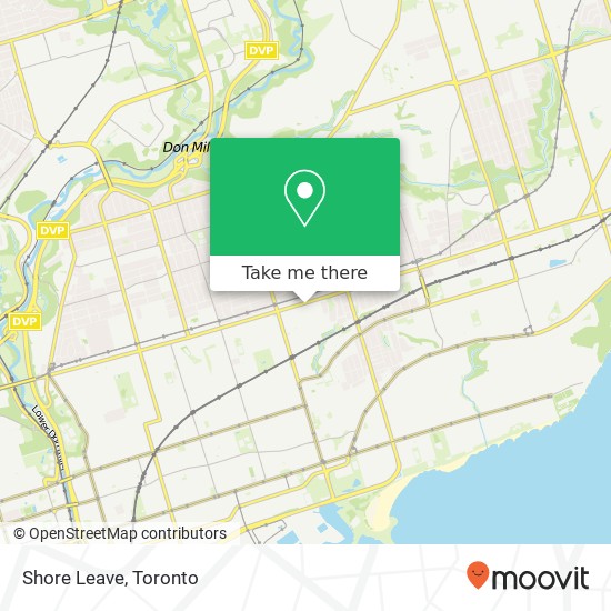 Shore Leave, 1775 Danforth Ave Toronto, ON M4C 1J1 plan
