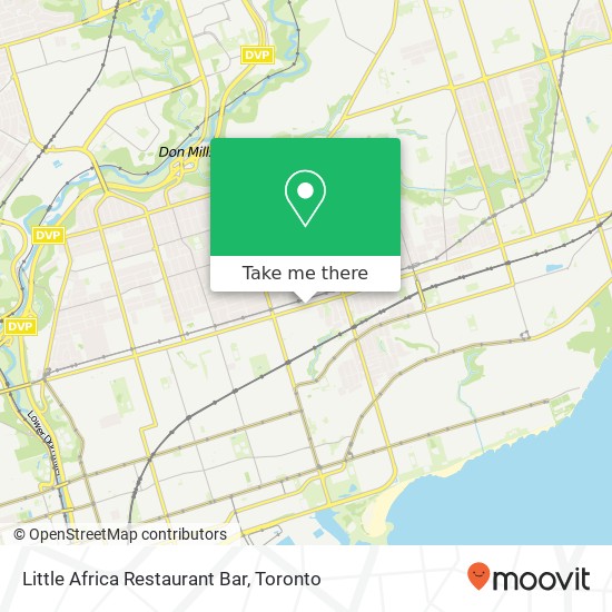 Little Africa Restaurant Bar, 1802 Danforth Ave Toronto, ON M4C map