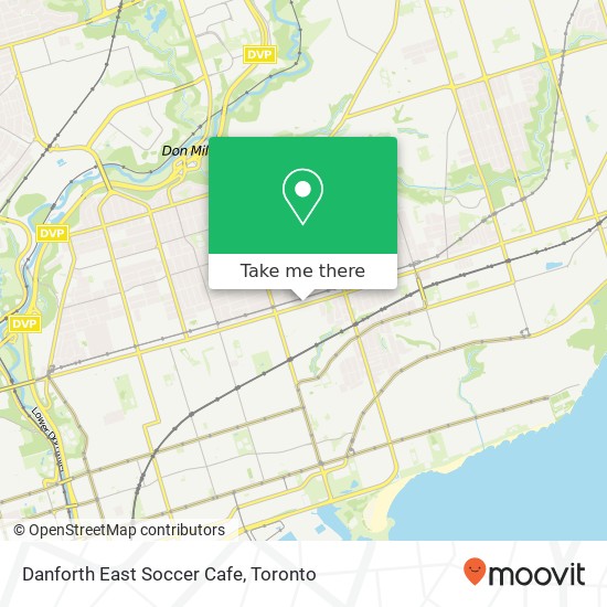 Danforth East Soccer Cafe, 1772 Danforth Ave Toronto, ON M4C 1H8 plan