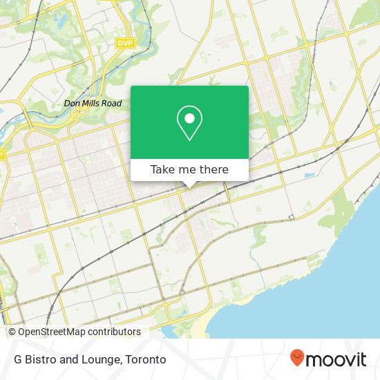 G Bistro and Lounge, 2183 Danforth Ave Toronto, ON M4C 1K4 map