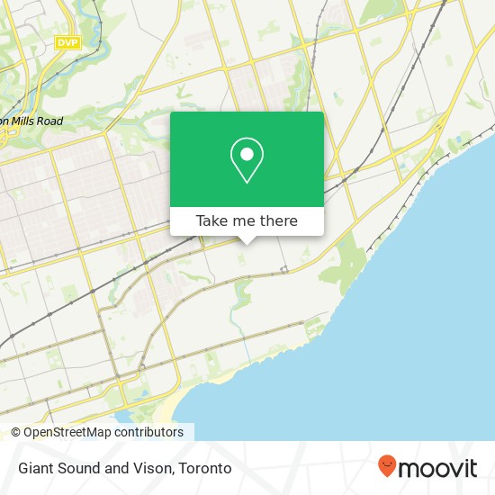 Giant Sound and Vison, Pickering St Toronto, ON M4E 3J8 plan