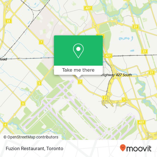 Fuzion Restaurant, 6575 Airport Rd Mississauga, ON L4V 1E5 map