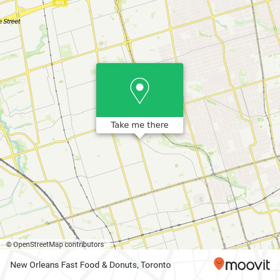 New Orleans Fast Food & Donuts, 620 Vaughan Rd Toronto, ON M6C map