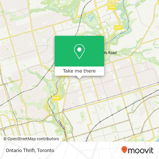 Ontario Thrift, 1053 Pape Ave Toronto, ON M4K 3W3 map