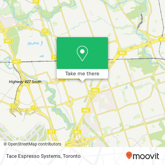 Tace Espresso Systems, 1040 Martin Grove Rd Toronto, ON M9W 4W1 plan