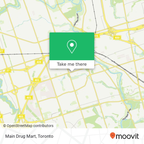 Main Drug Mart, 222 Dixon Rd Toronto, ON M9P map