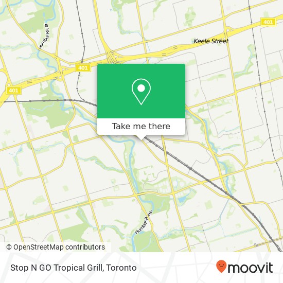 Stop N GO Tropical Grill, 1668 Weston Rd Toronto, ON M9N 1V4 plan
