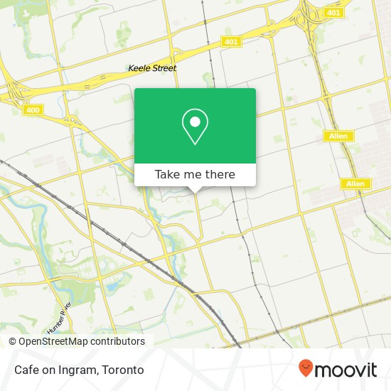 Cafe on Ingram, 2221 Keele St Toronto, ON M6M map