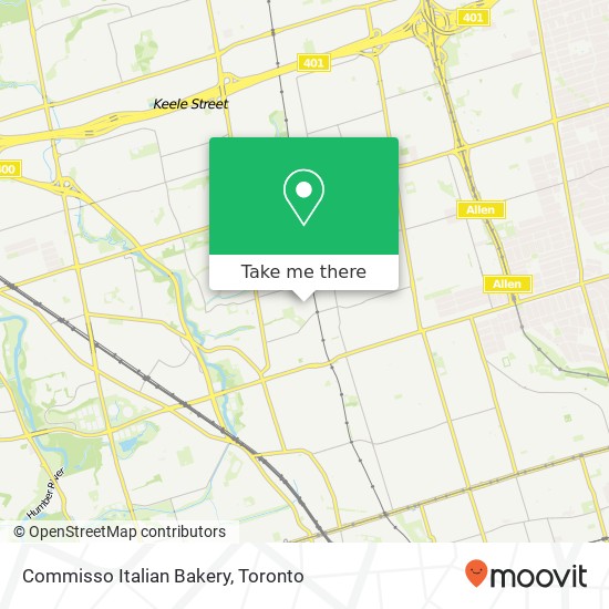 Commisso Italian Bakery, 8 Kincort St Toronto, ON M6M map