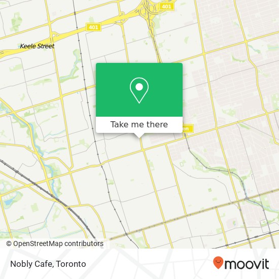 Nobly Cafe, 2446 Dufferin St Toronto, ON M6E 3T1 plan