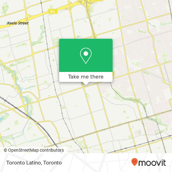 Toronto Latino, 1786 Eglinton Ave W Toronto, ON M6E 2H6 plan