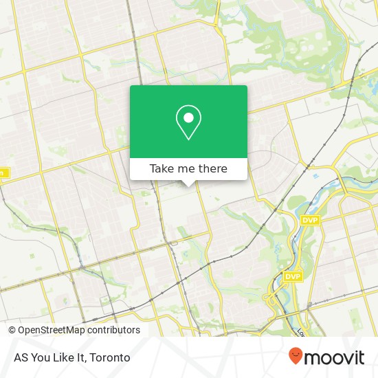 AS You Like It, Merton St Toronto, ON M4S 1B1 map