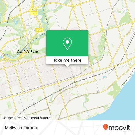 Meltwich, Westbrook Ave Toronto, ON M4C 2G4 map