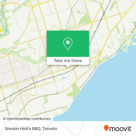 Smokin Hick's BBQ, 3342 Danforth Ave Toronto, ON M1L map
