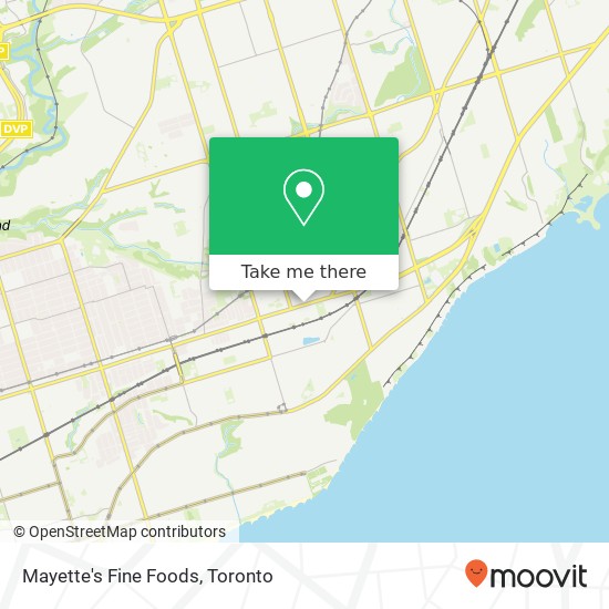 Mayette's Fine Foods, 3331 Danforth Ave Toronto, ON M1L plan