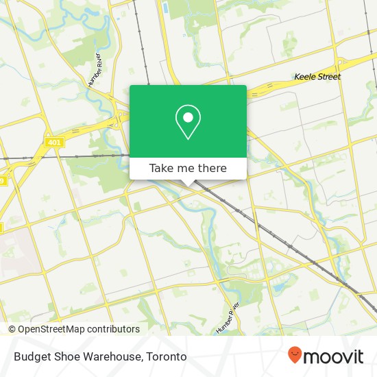 Budget Shoe Warehouse, 1965 Weston Rd Toronto, ON M9N map