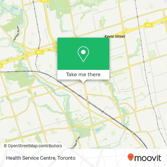 Health Service Centre, 1660 Jane St Toronto, ON M9N 2S1 plan