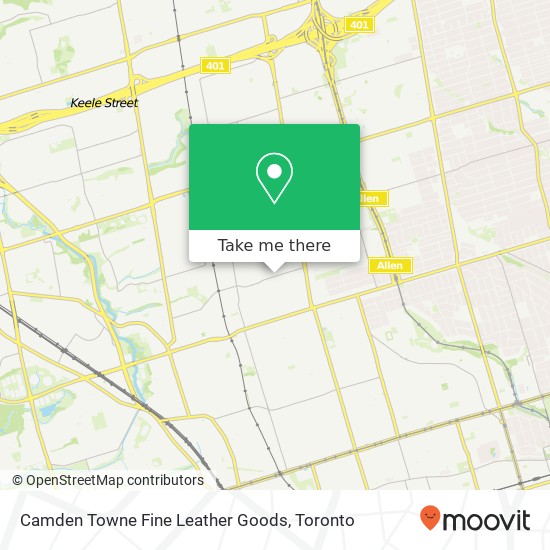 Camden Towne Fine Leather Goods, 125 Miranda Ave Toronto, ON M6B 3W8 map