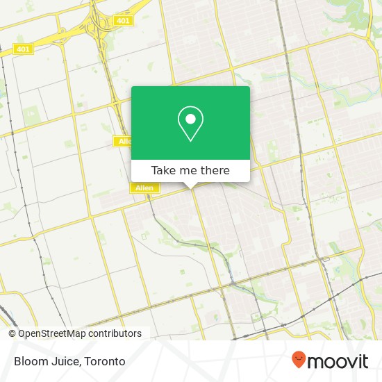 Bloom Juice, 2016 Bathurst St Toronto, ON M5P 3L1 map