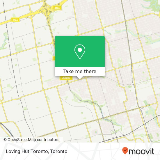 Loving Hut Toronto, Rostrevor Rd Toronto, ON M6C map