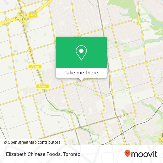 Elizabeth Chinese Foods, 557 Eglinton Ave W Toronto, ON M5N 1B5 plan
