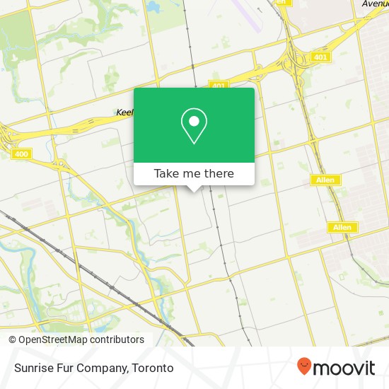 Sunrise Fur Company, 57 Colville Rd Toronto, ON M6M 2Y2 map